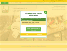 Tablet Screenshot of heimservice-pforzheim.de